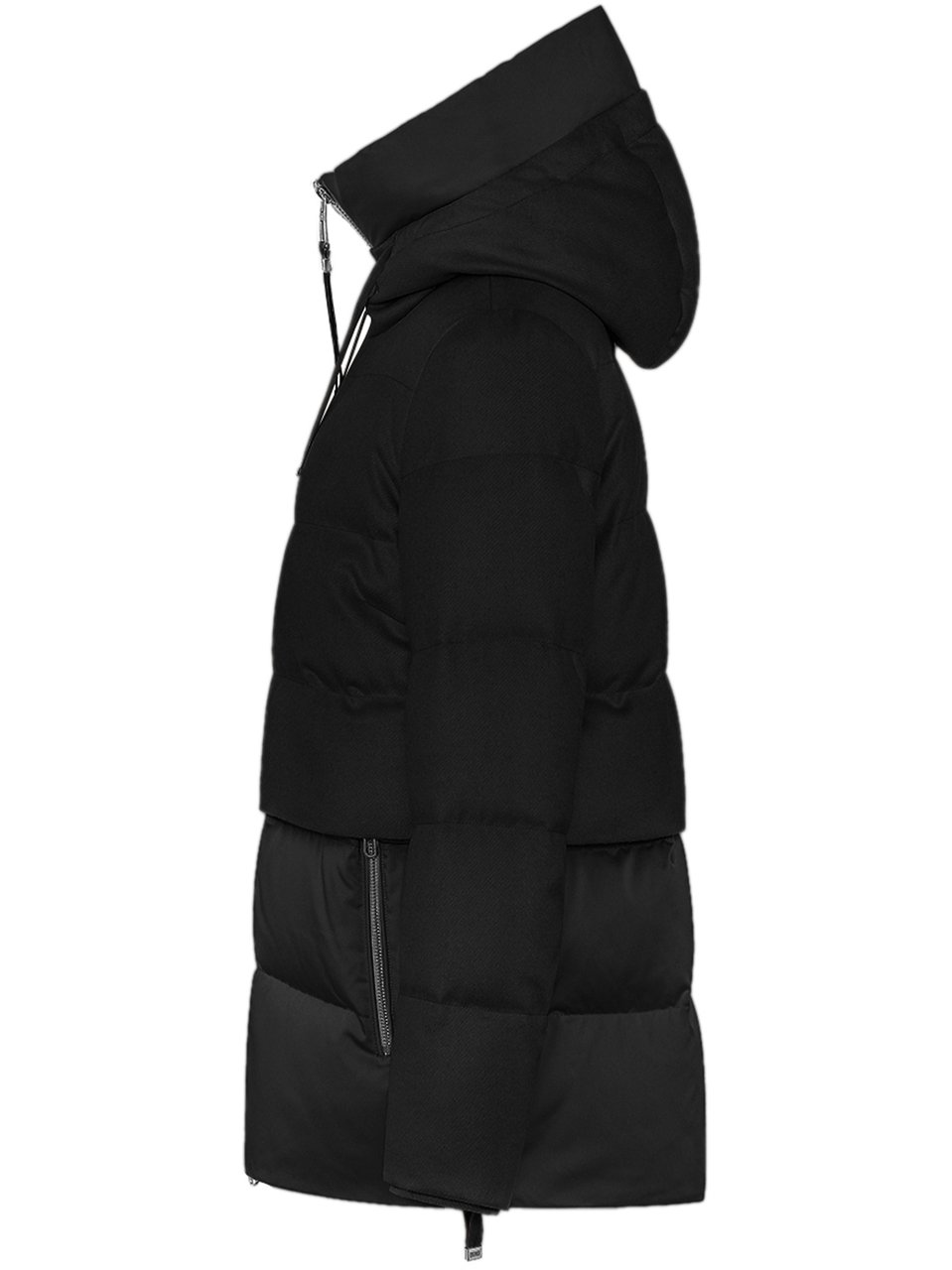 Duno Parka Corto Quilted Parka Zwart