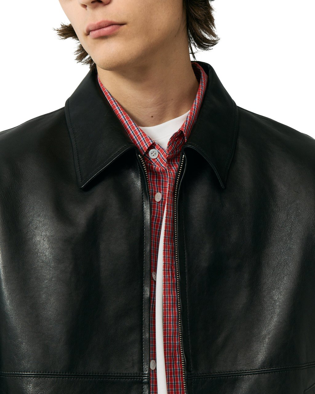 DUNST Giacca In Pelle Drizzler Nera Zwart