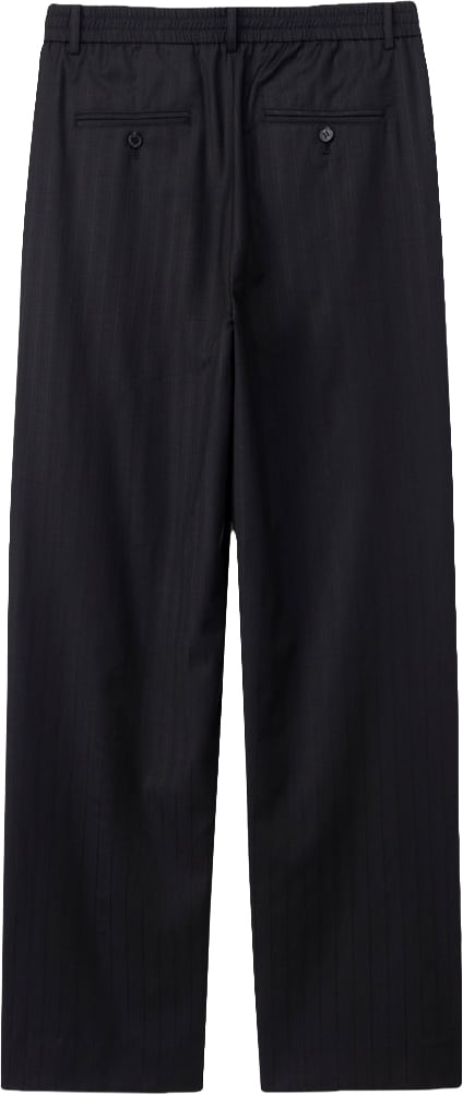 DUNST Pantaloni Lounge Slacks Stripe Neri Divers