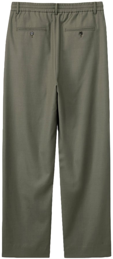 DUNST Pantaloni Lounge Wool Slacks Khaki Bruin