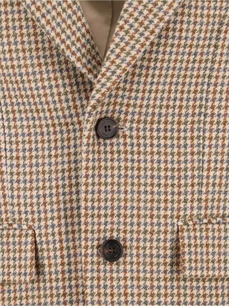 DUNST Single-Breasted Wool Blend Blazer – Beige Neutraal