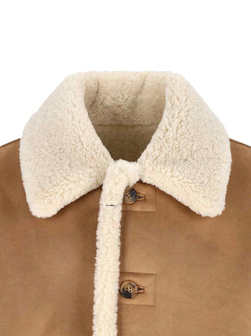 DUNST Structured Casual Jacket In Rich Brown Tone Neutraal