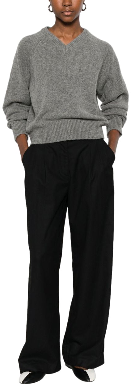 DUNST Trousers Black Zwart