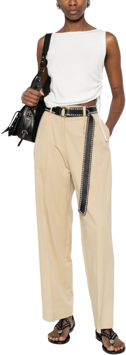 DUNST Trousers Beige Beige