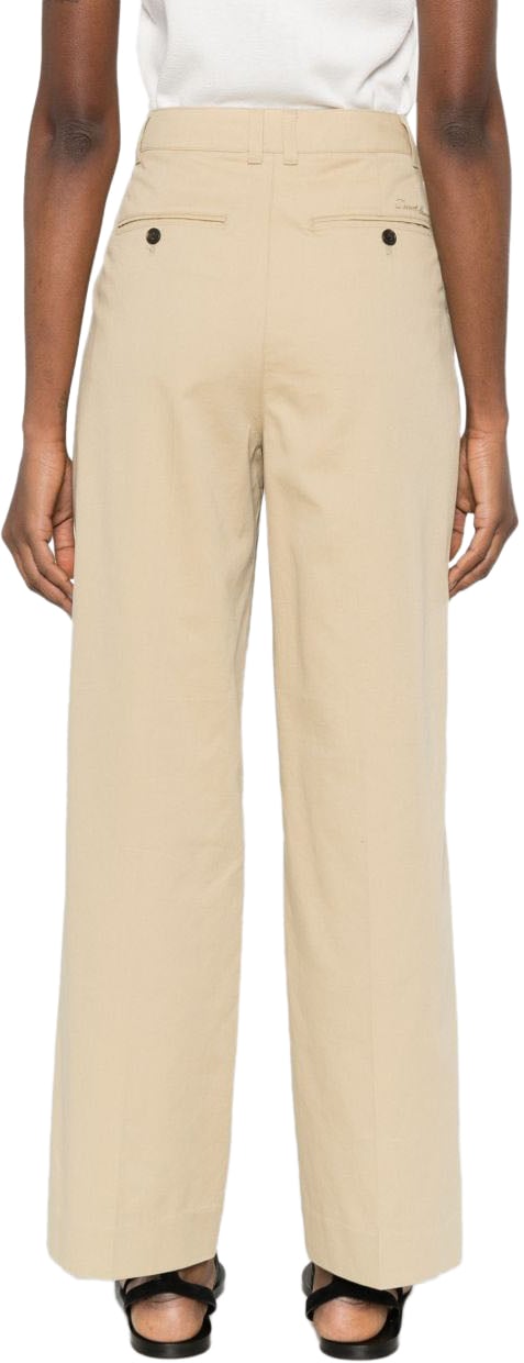 DUNST Trousers Beige Beige