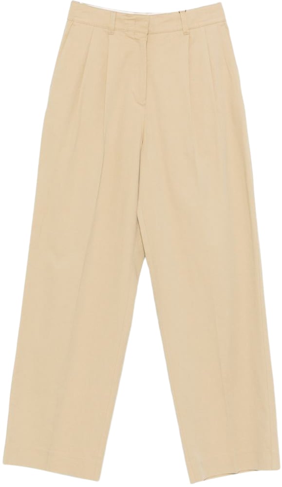 DUNST Trousers Beige Beige