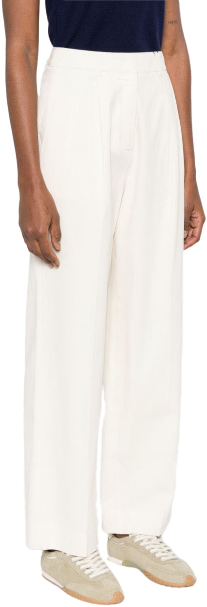 DUNST Trousers Ivory Wit