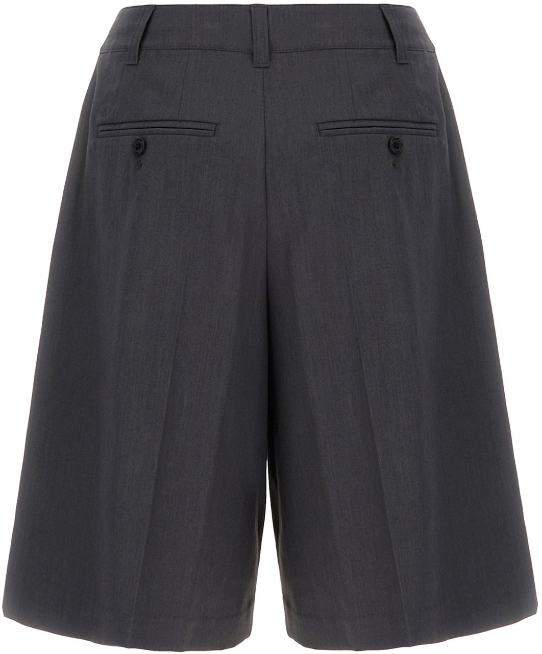 Dunst Charcoal polyester blend bermuda shorts Zwart