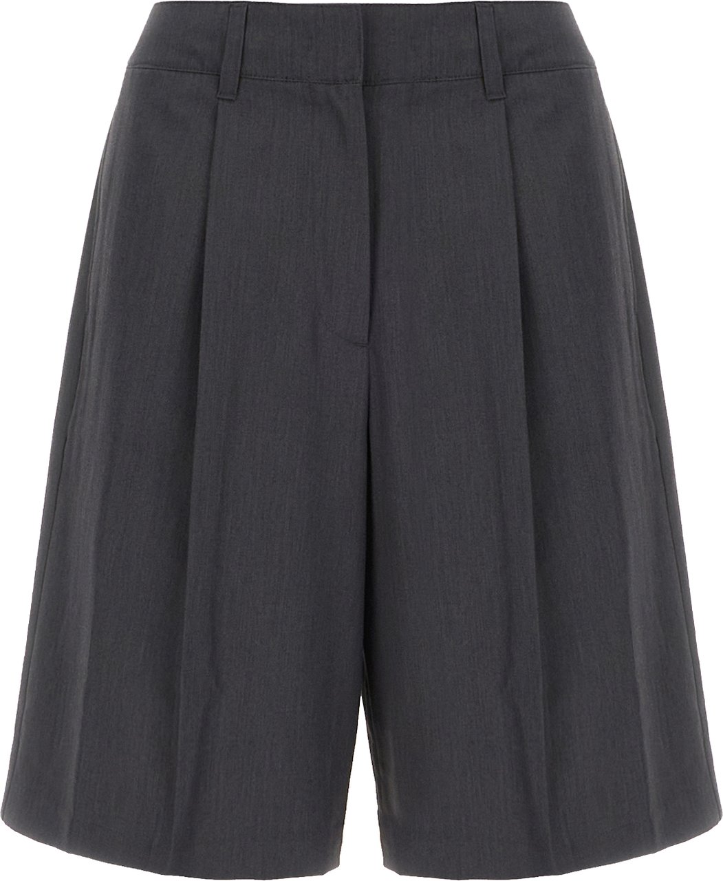 Dunst Charcoal polyester blend bermuda shorts Zwart