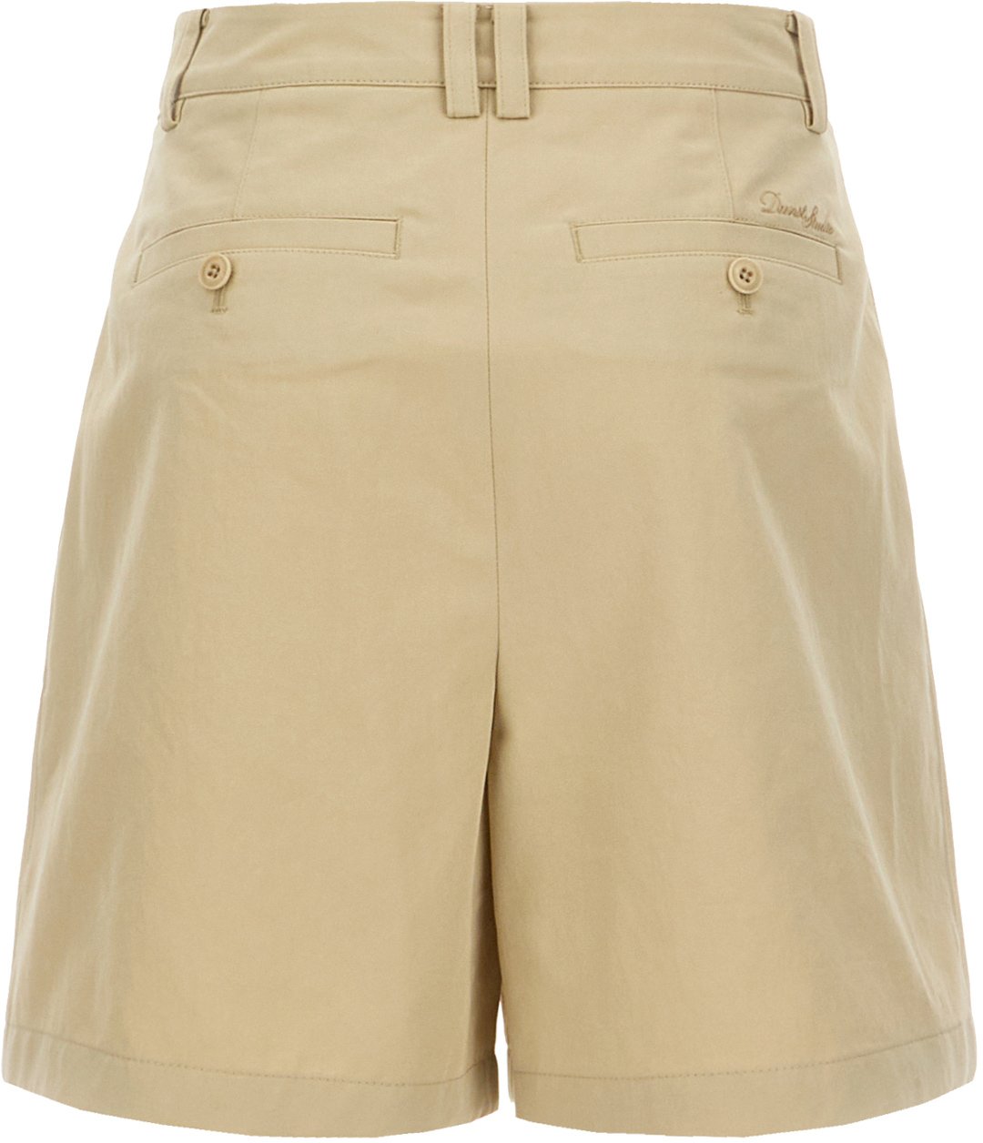 Dunst Beige cotton blend bermuda shorts Beige