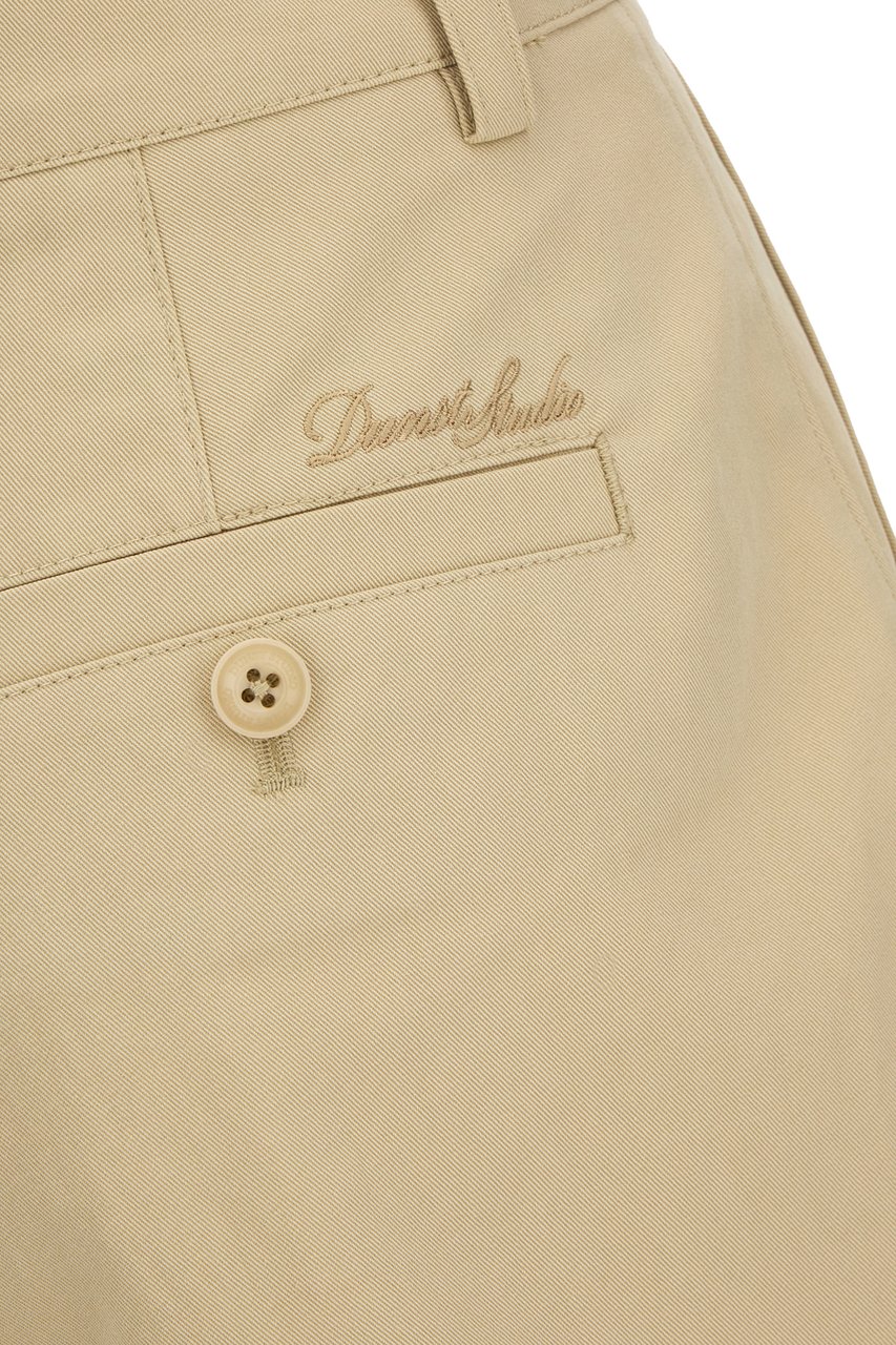 Dunst Beige cotton blend bermuda shorts Beige