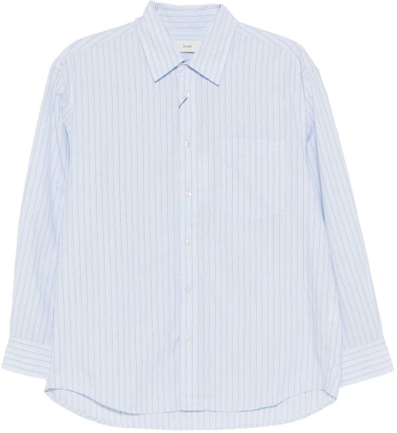 DUNST Shirts Clear Blue Blauw