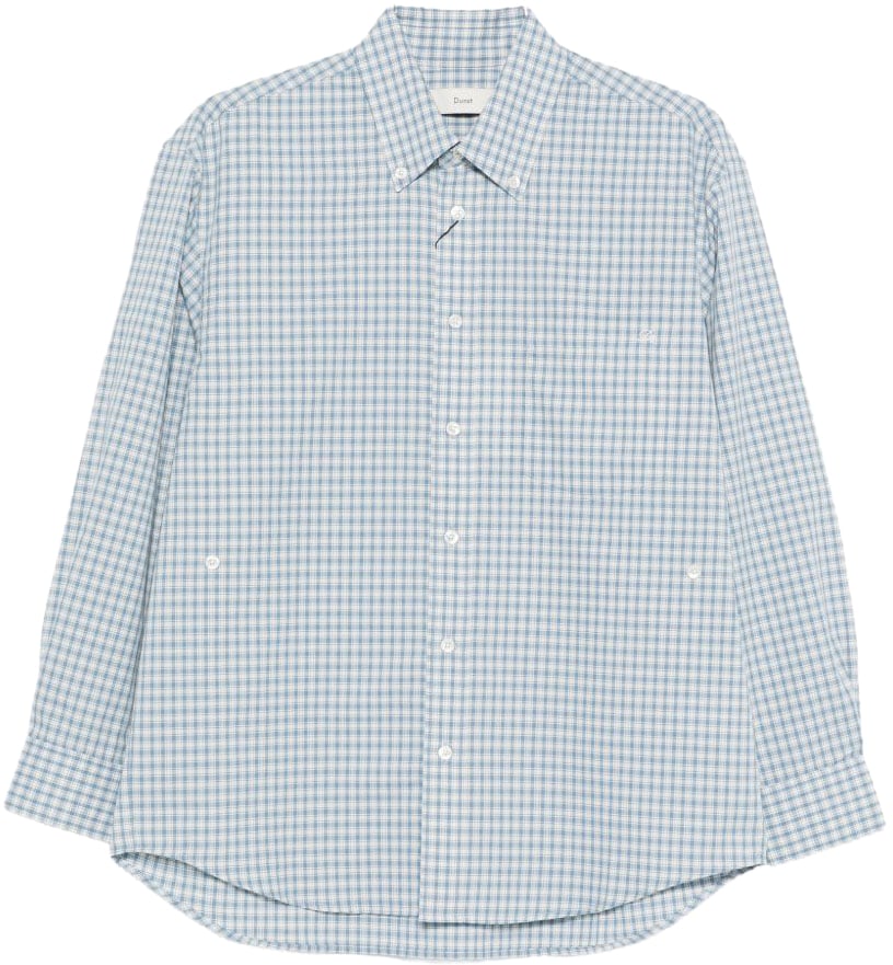 DUNST Shirts Clear Blue Blauw