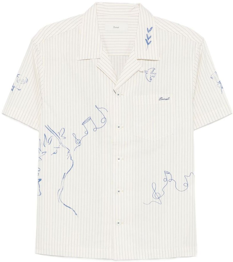 DUNST Shirts White Wit