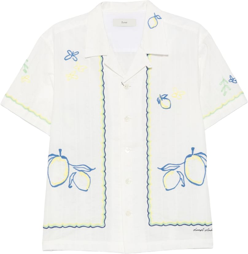 DUNST Shirts Bianco Wit