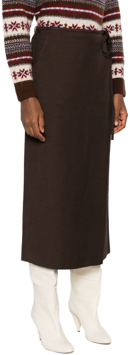 DUNST Skirts Brown Bruin