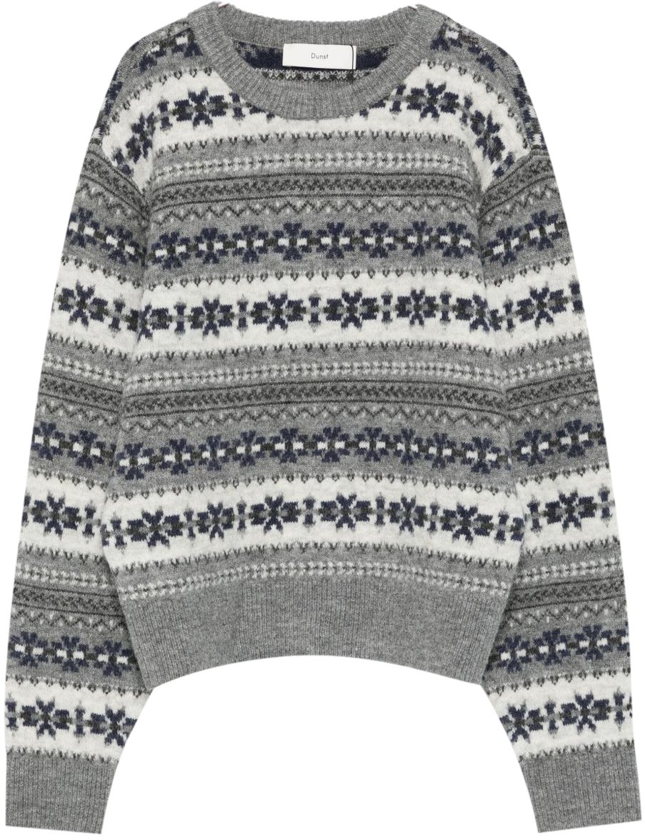 DUNST Sweaters Grey Grijs