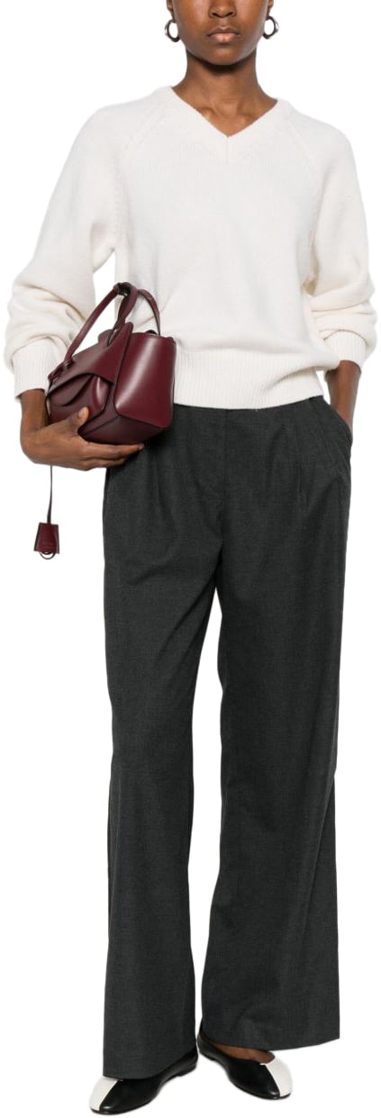 DUNST Sweaters Ivory Wit