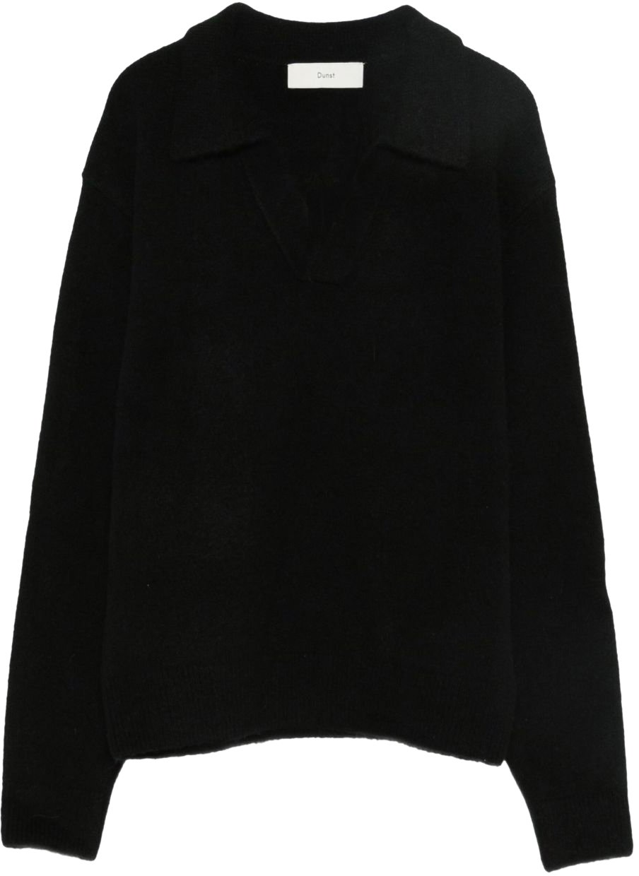 DUNST Sweaters Black Zwart