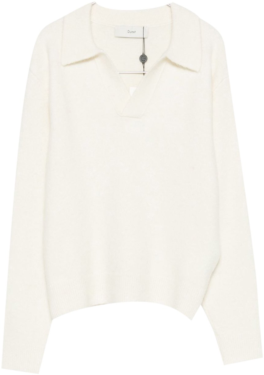 DUNST Sweaters Ivory Wit