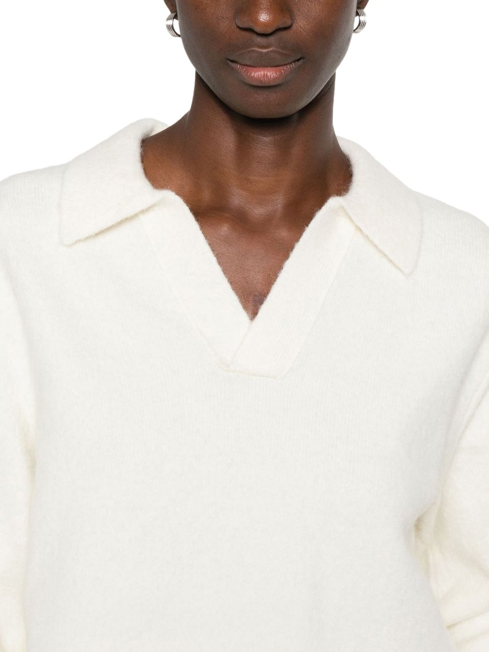 DUNST Sweaters Ivory Wit
