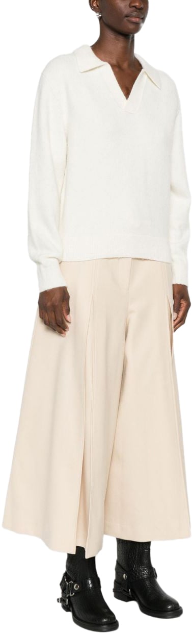 DUNST Sweaters Ivory Wit