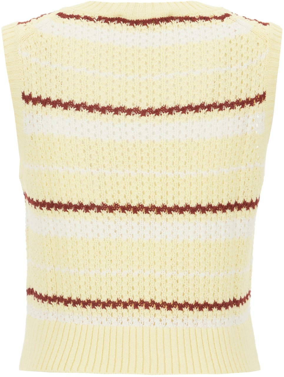 Dunst Embroidered acrylic blend sleeveless sweater Divers