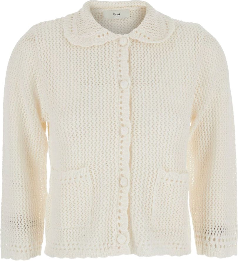 DUNST Sweaters Avorio Wit