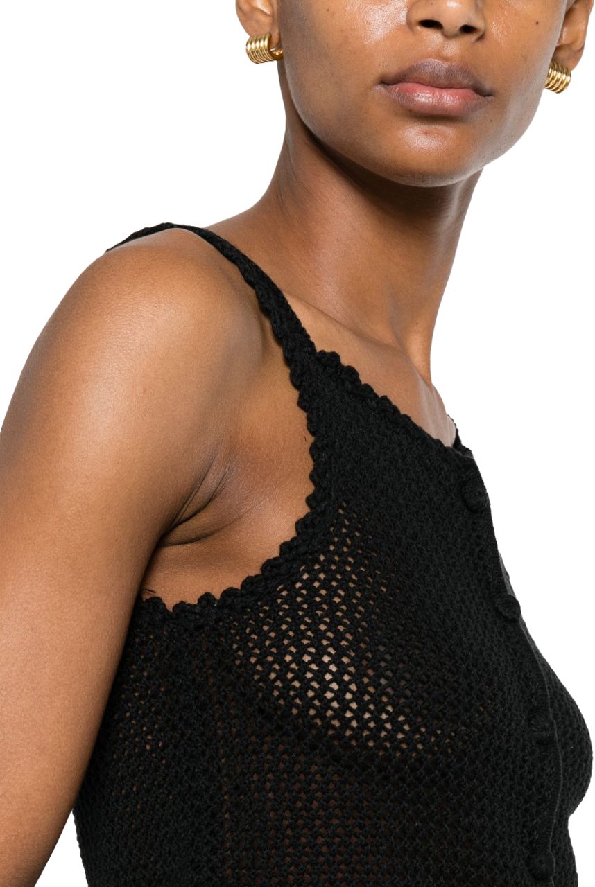 DUNST Top Black Zwart
