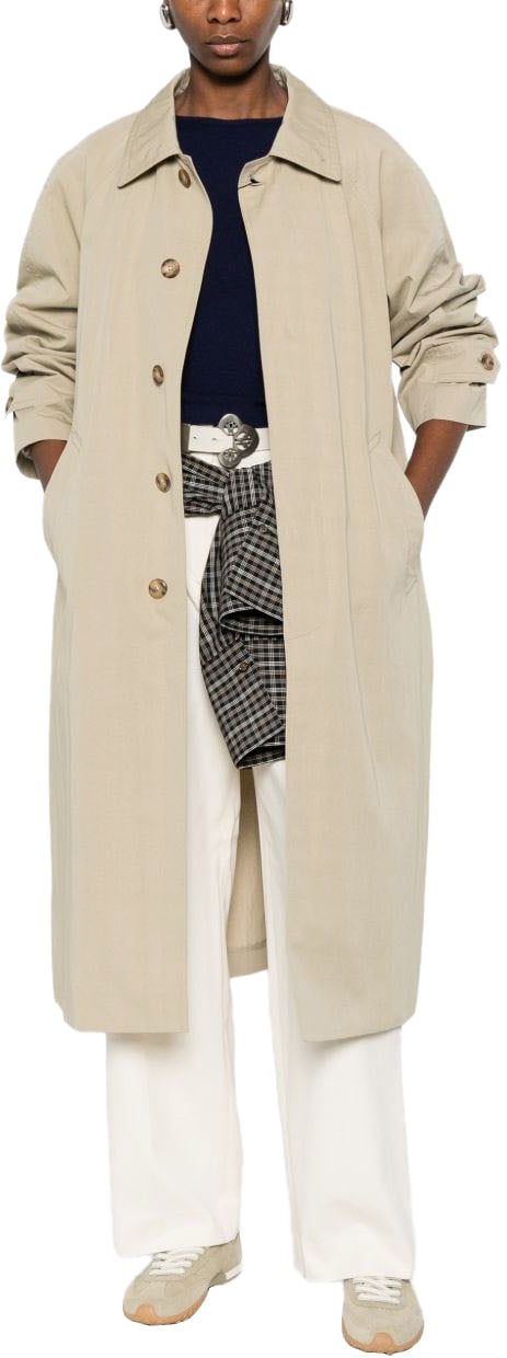 DUNST Coats Kaki Bruin