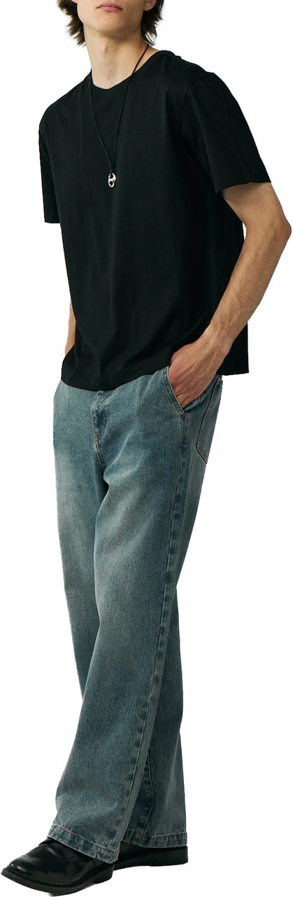 DUNST T-Shirt Unisex Loose Nera Zwart