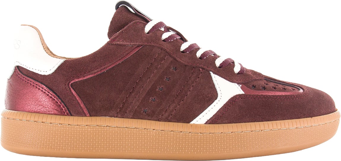 Dwars DWRS - Mirabel bordeaux sneakers Maroon