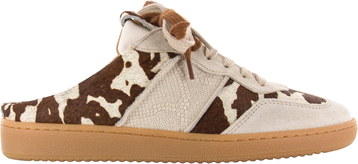 Dwars DWRS NOME cow hair on sand/off white Beige