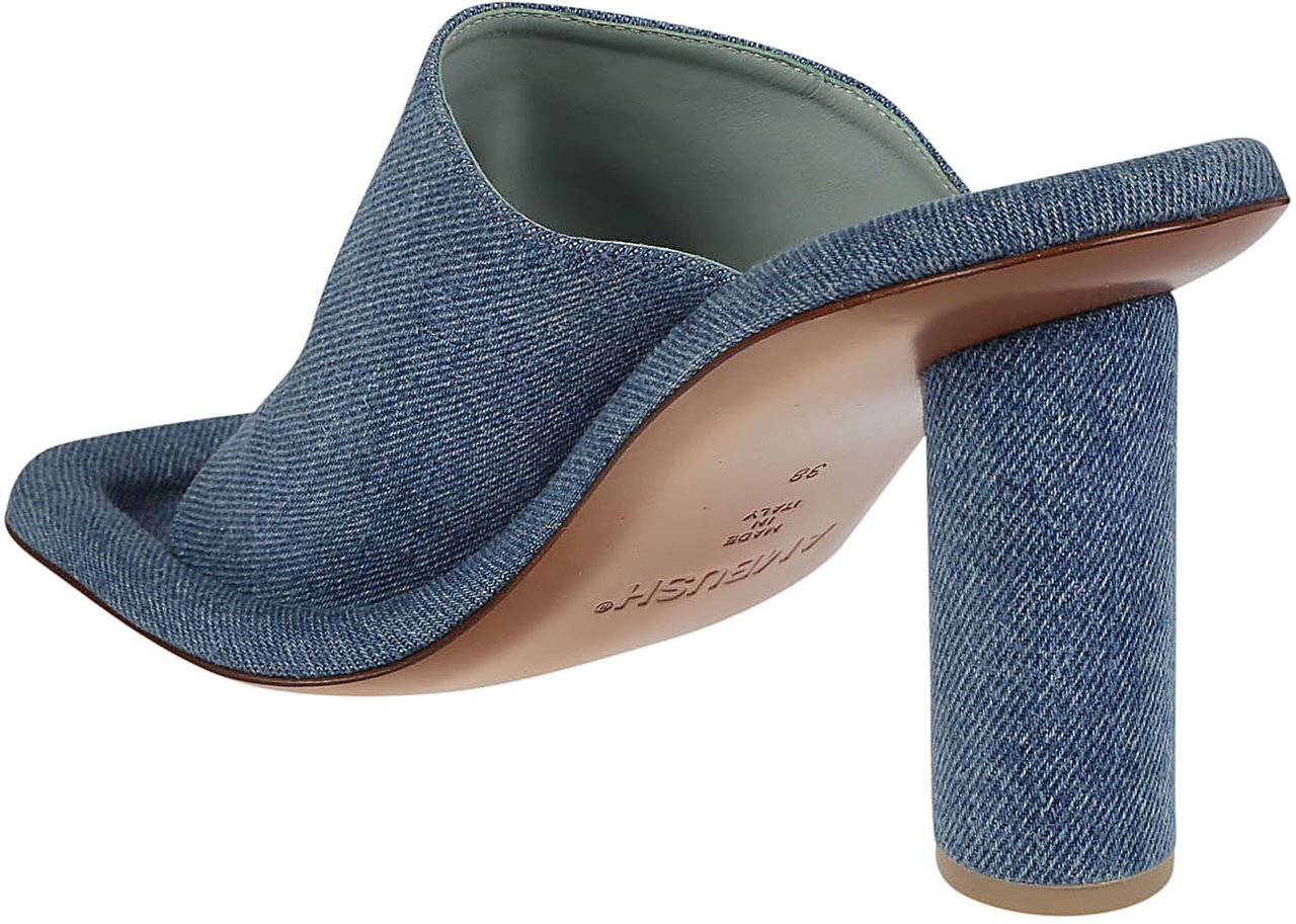 AMBUSH Cushion Mule Blue Blauw