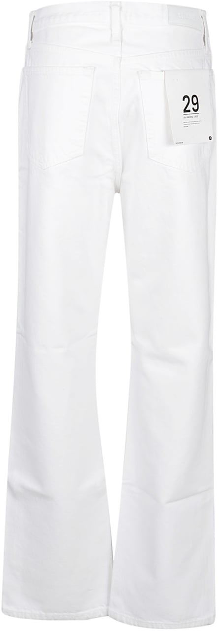 Re-Done 90s High Rise Loose Jeans White Wit