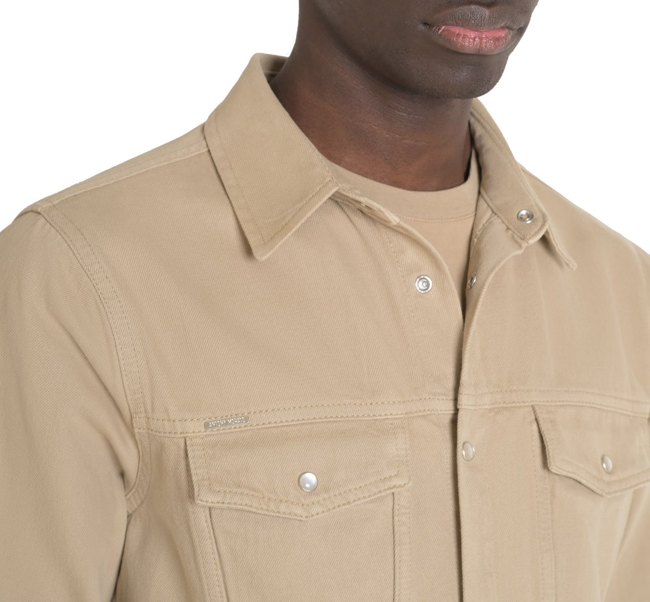 Antony Morato Antony Morato Overshirt Normal Fit Beige