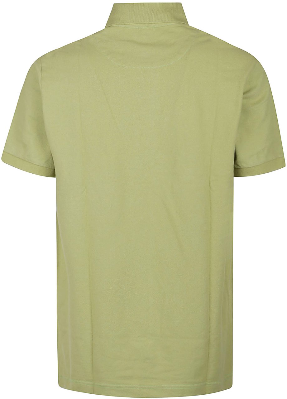 Etro Roma Short Sleeve Printed Details Polo Shirt Green Groen