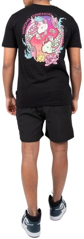 Wrong Friends TOKYO T-SHIRT - BLACK Zwart