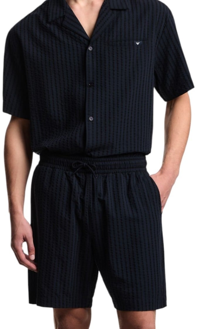 EA7 Heren Korte Broek Blauw