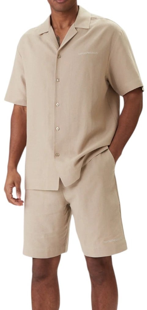 EA7 Heren Korte Broek Bruin