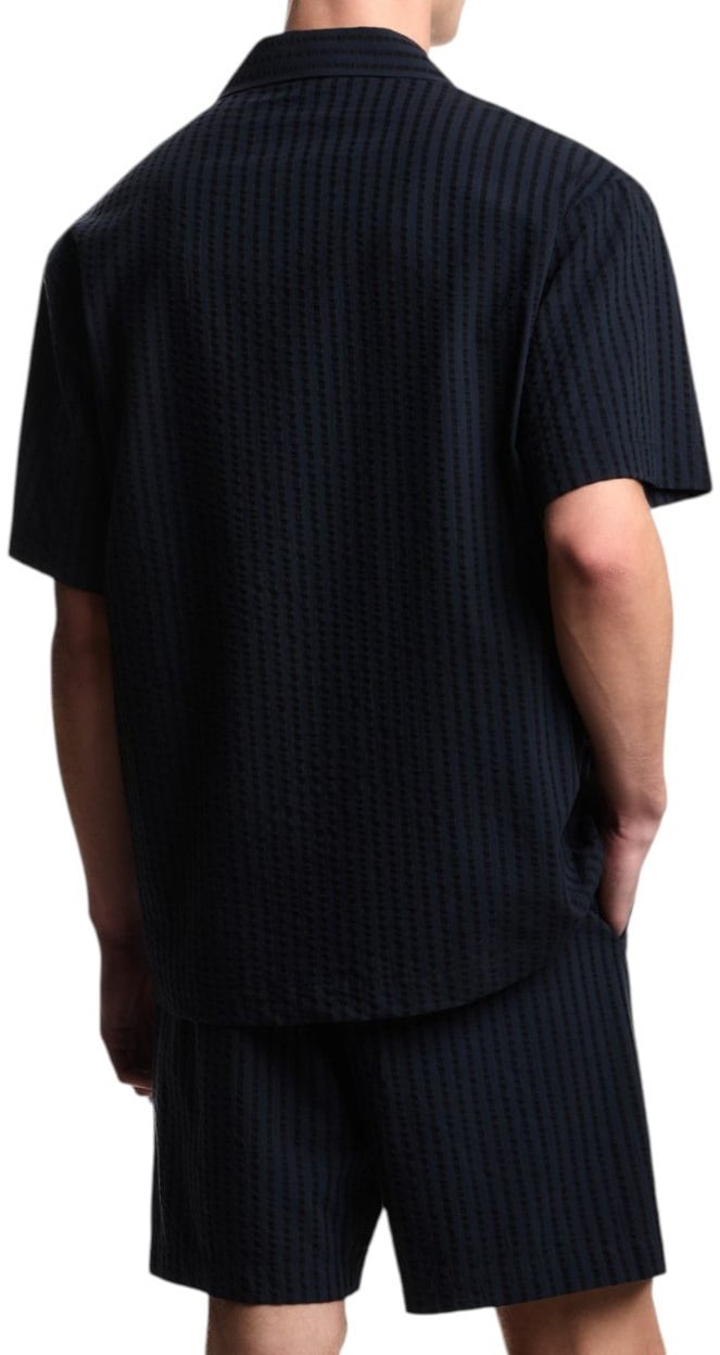 EA7 Heren Overshirt Blauw