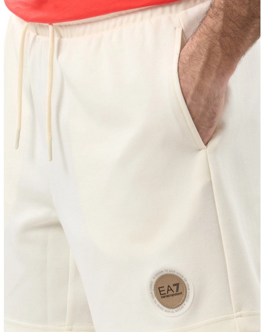 EA7 Heren Korte Broek Wit