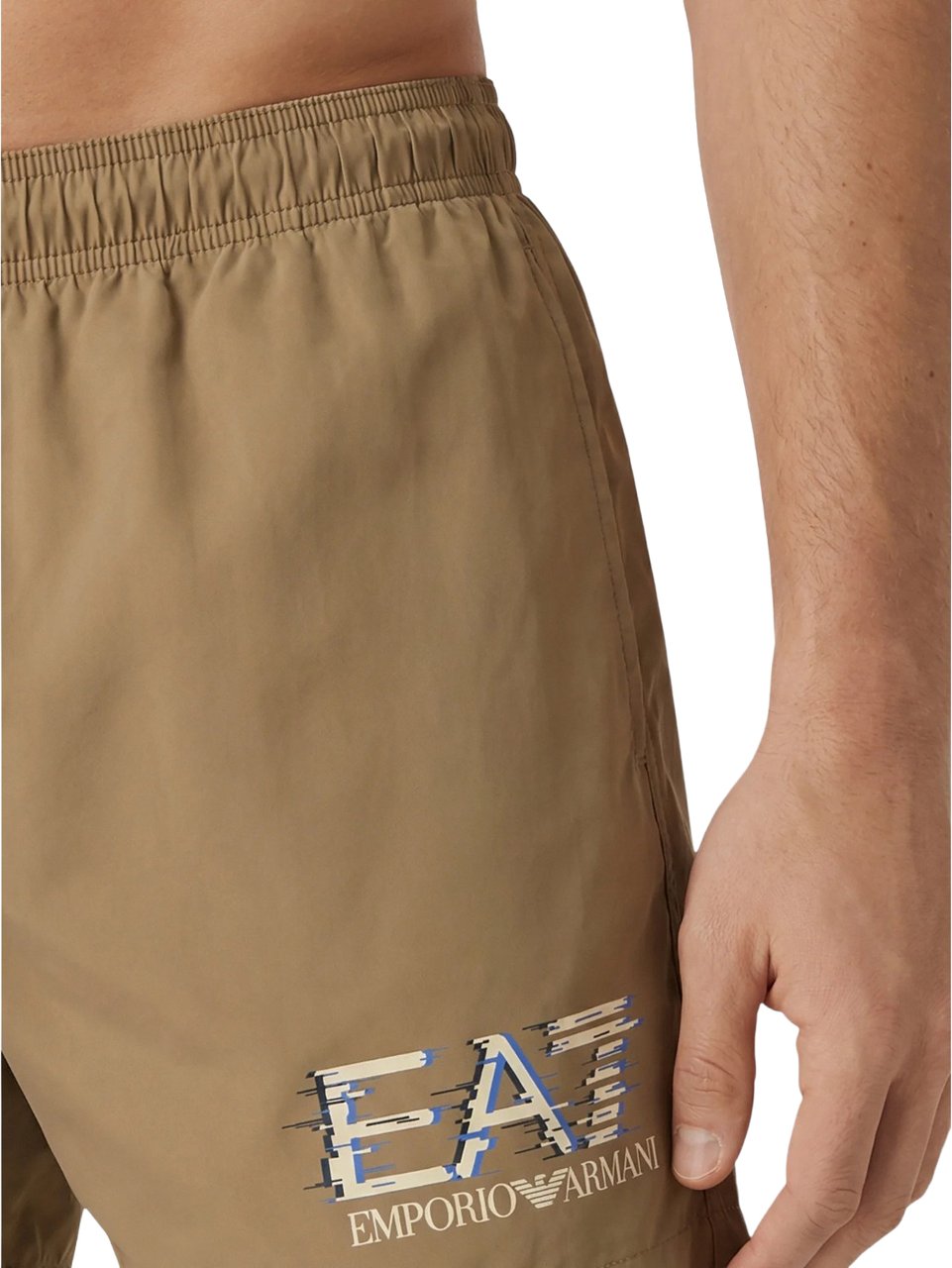 EA7 Heren Korte Broek Bruin