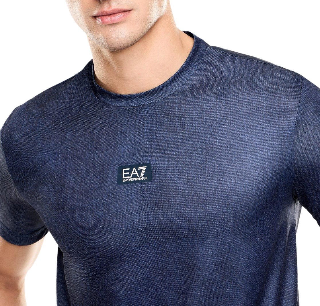 EA7 Heren T-Shirt Blauw