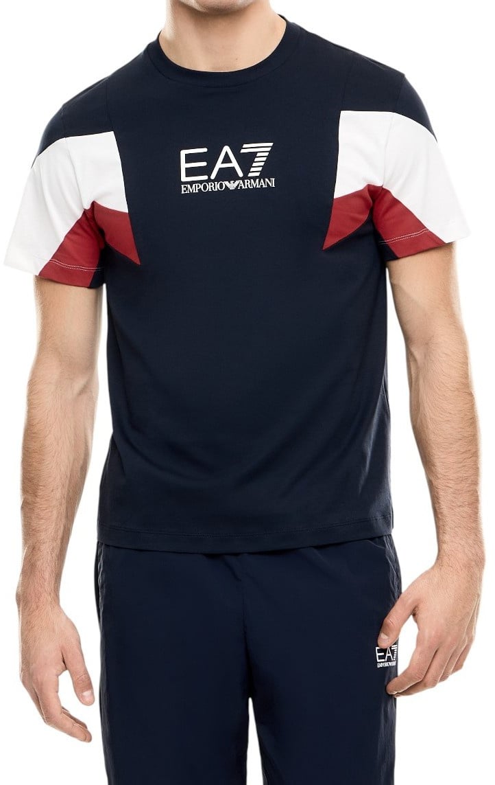 EA7 Heren T-Shirt Blauw