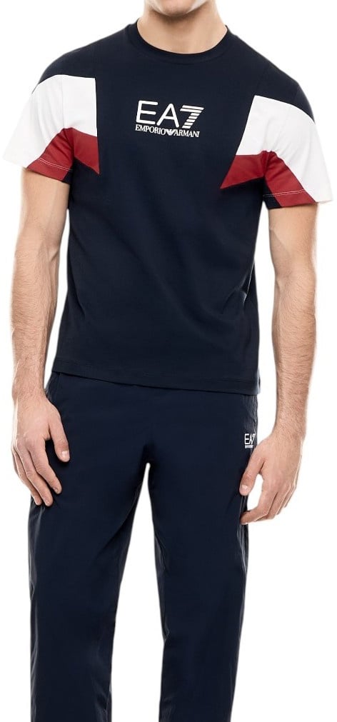 EA7 Heren T-Shirt Blauw