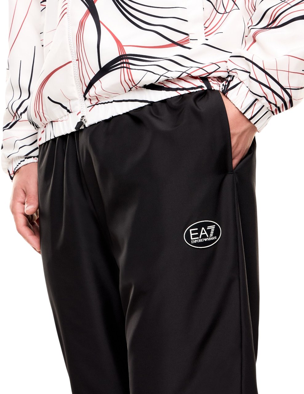 EA7 Heren Trainingspak Wit