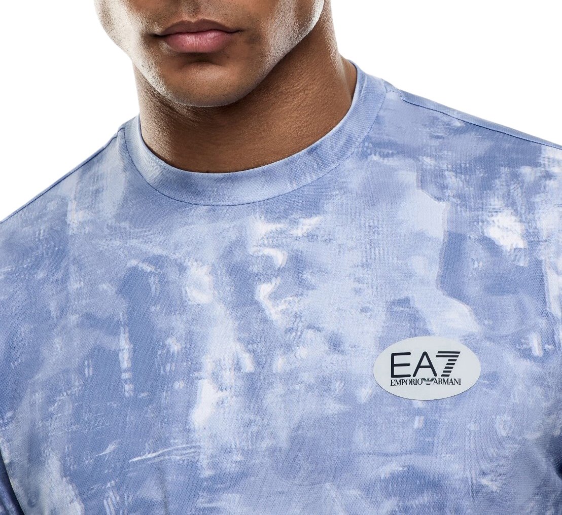 EA7 Heren T-Shirt Blauw