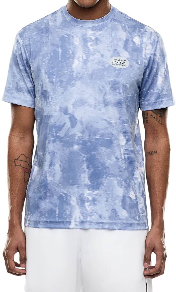 EA7 Heren T-Shirt Blauw