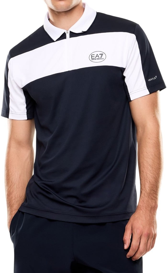 EA7 Heren Polo Blauw